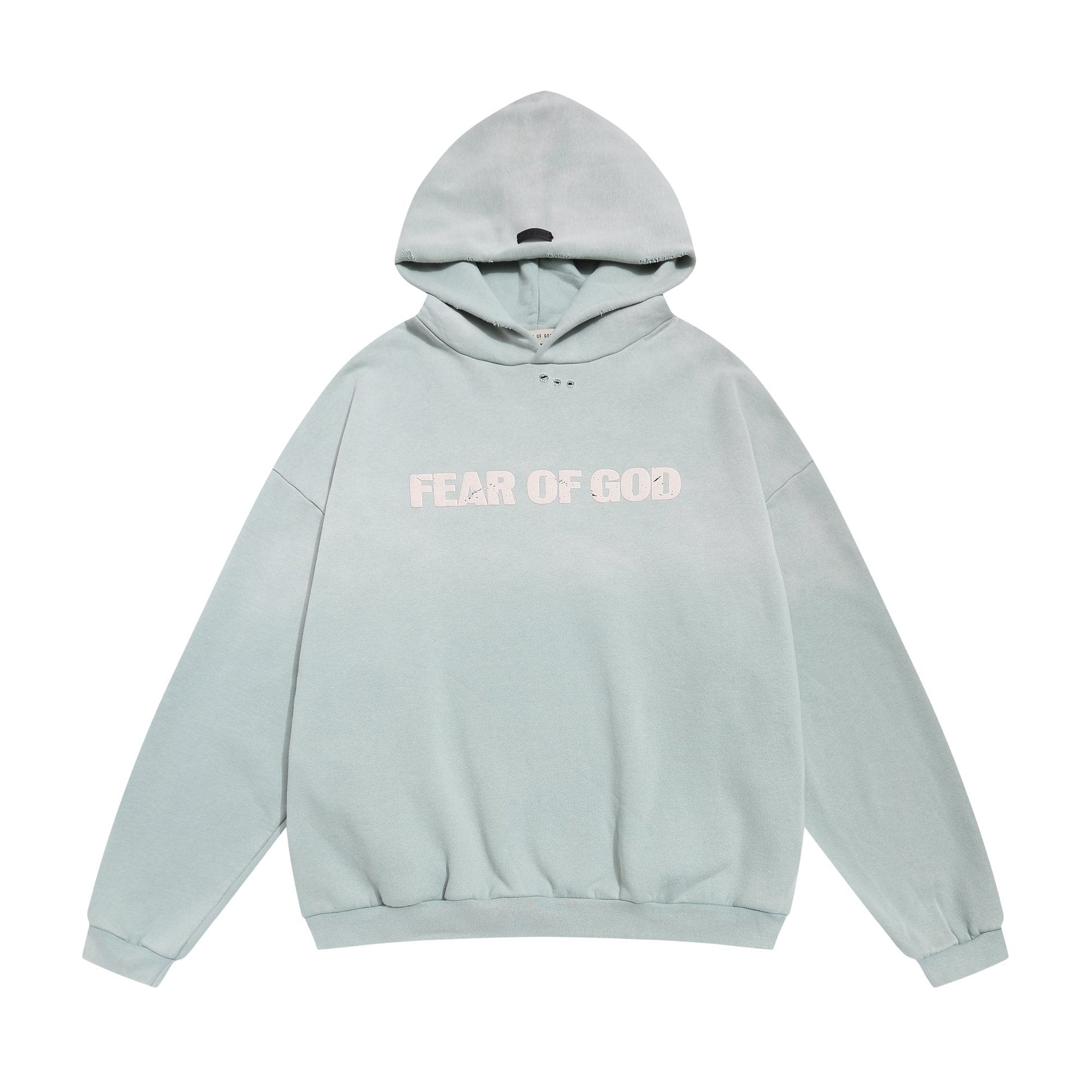 Fear of God Heaven Is Crying for Justice Graphic Hoodie — hero