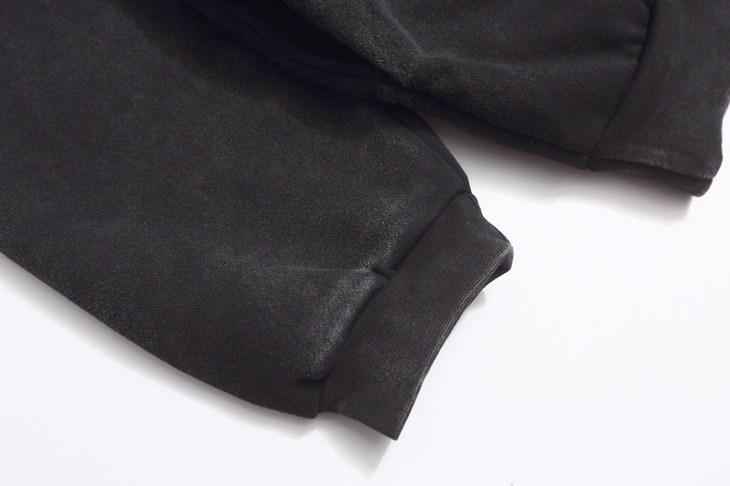 Fear of God Washed Black Side-Pocket Graphic Hoodie — detail