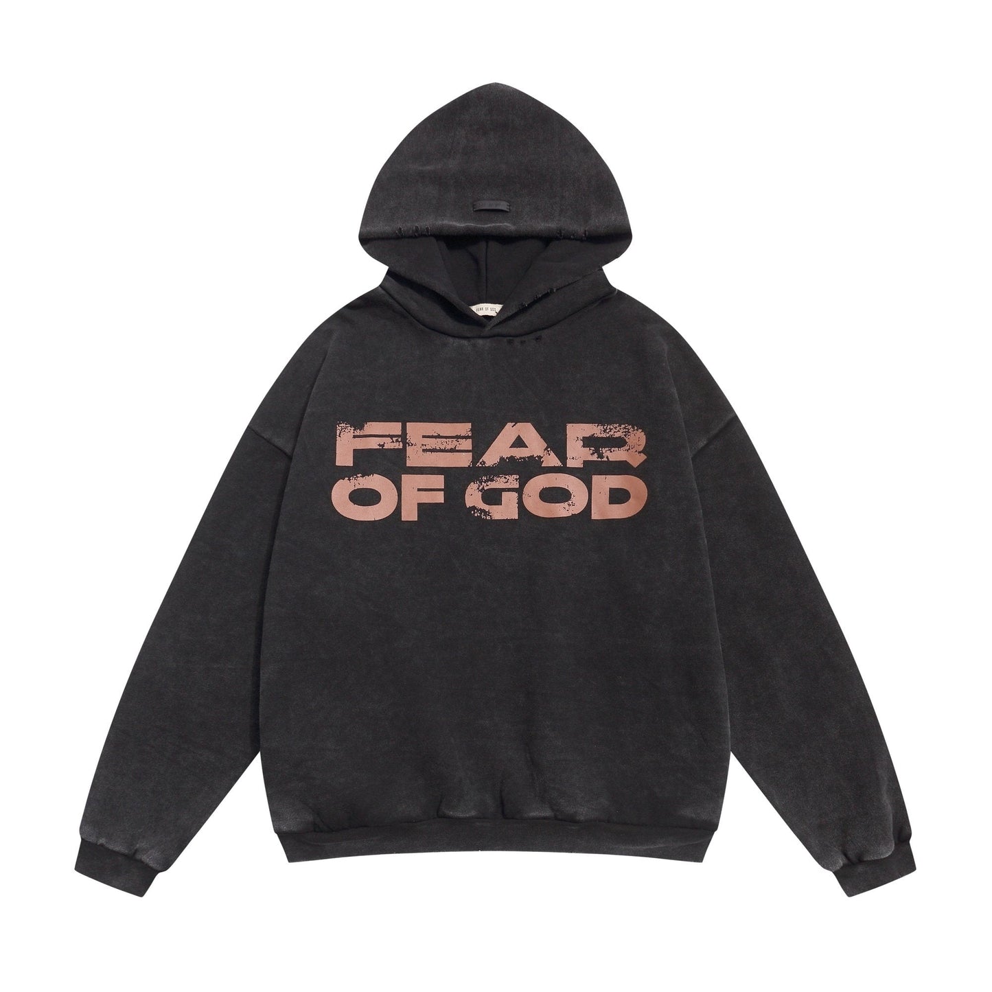 Fear of God Washed Black Side-Pocket Hoodie — hero