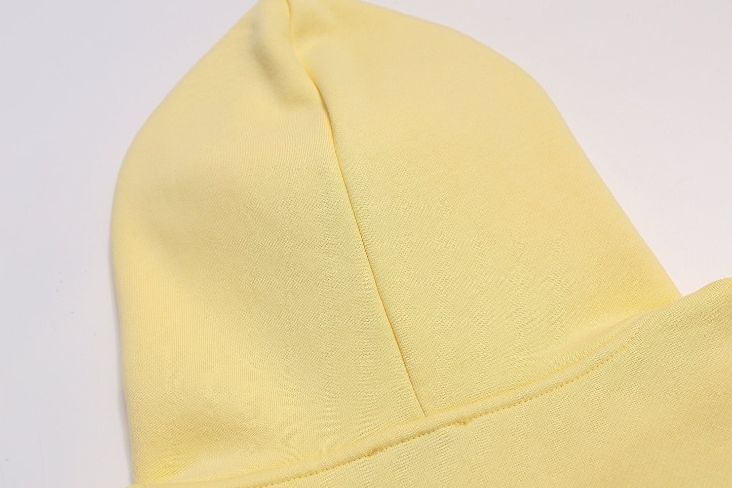 FOG Educate the Young Pale Yellow Hoodie — detail