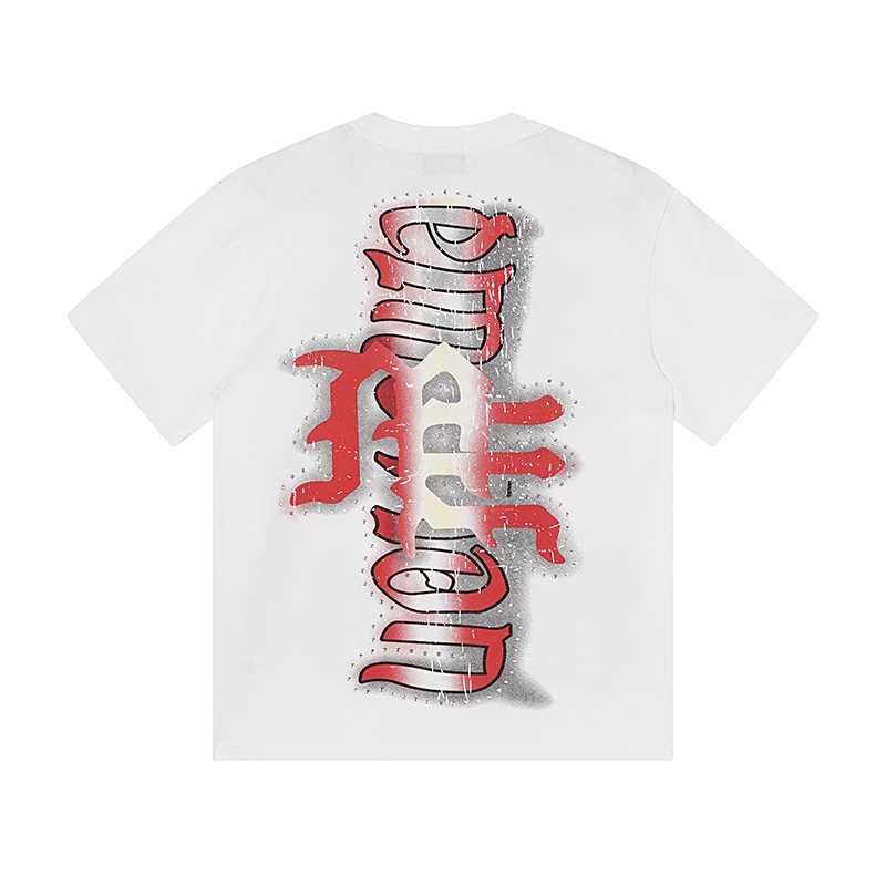 MIXED EMOTION Angel Graphic Short-Sleeve T-Shirt — back