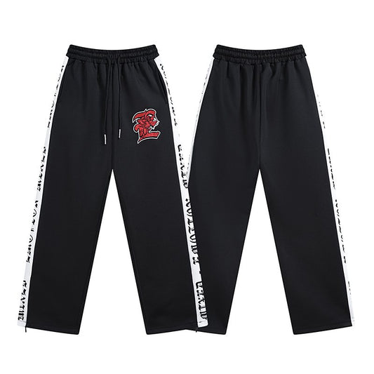 MIXED EMOTION Side-Tape Track Pants — hero