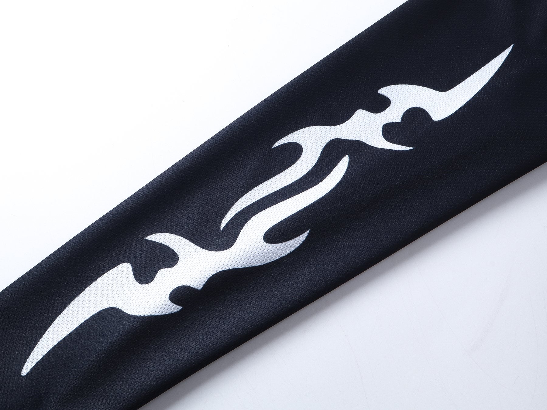 MIXED EMOTION V-Neck Jersey-Style Long-Sleeve T-Shirt — detail