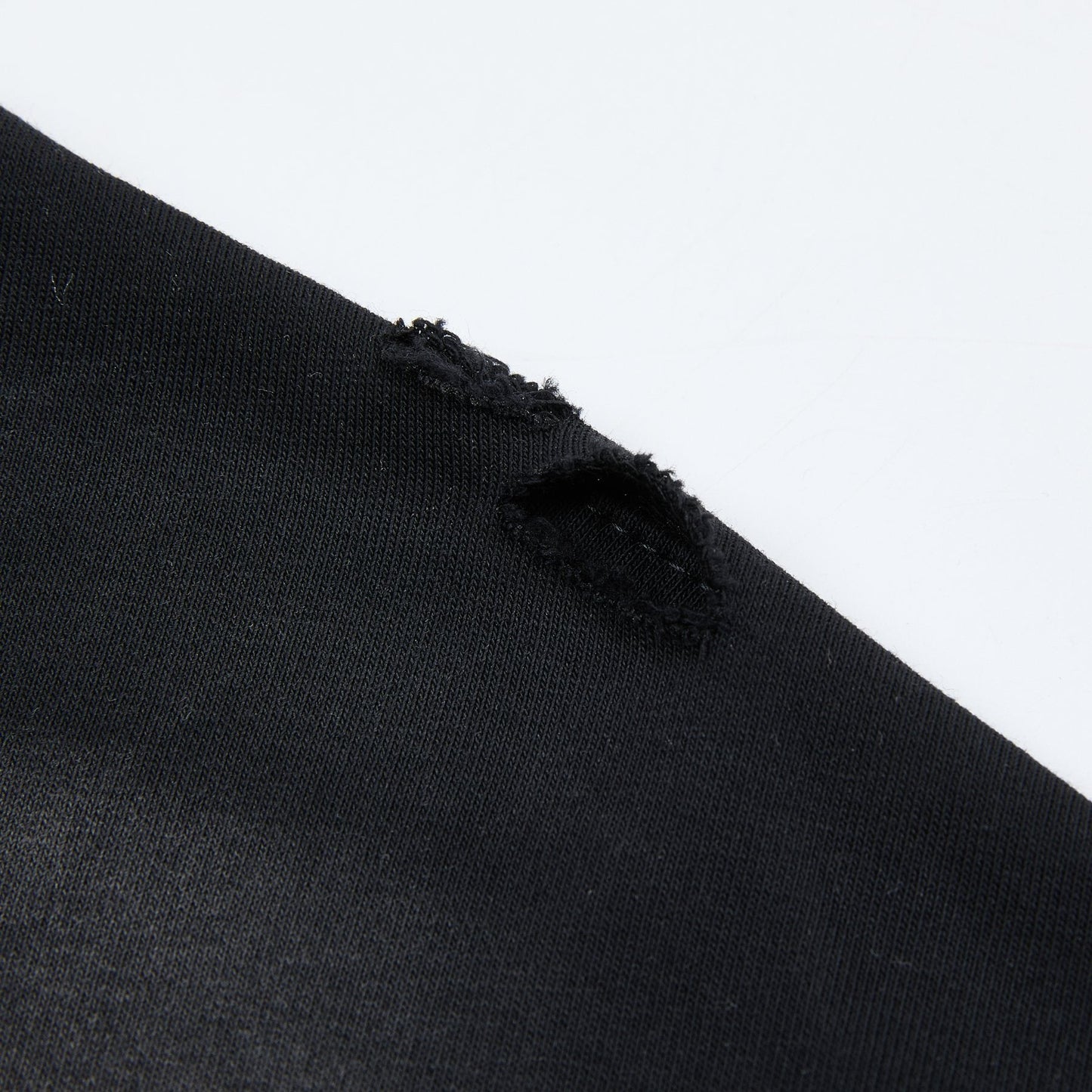 HARMONY Raw-Edge Graphic T-Shirt — fabric_closeup