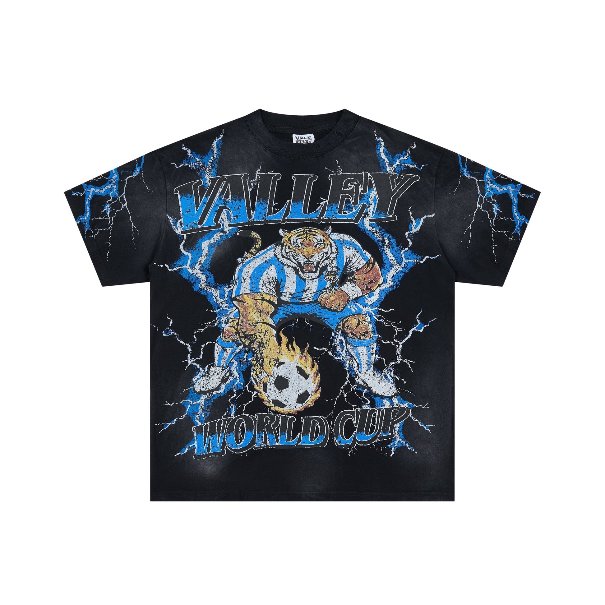 VALE USA World Cup Tiger Soccer Graphic T-Shirt — hero