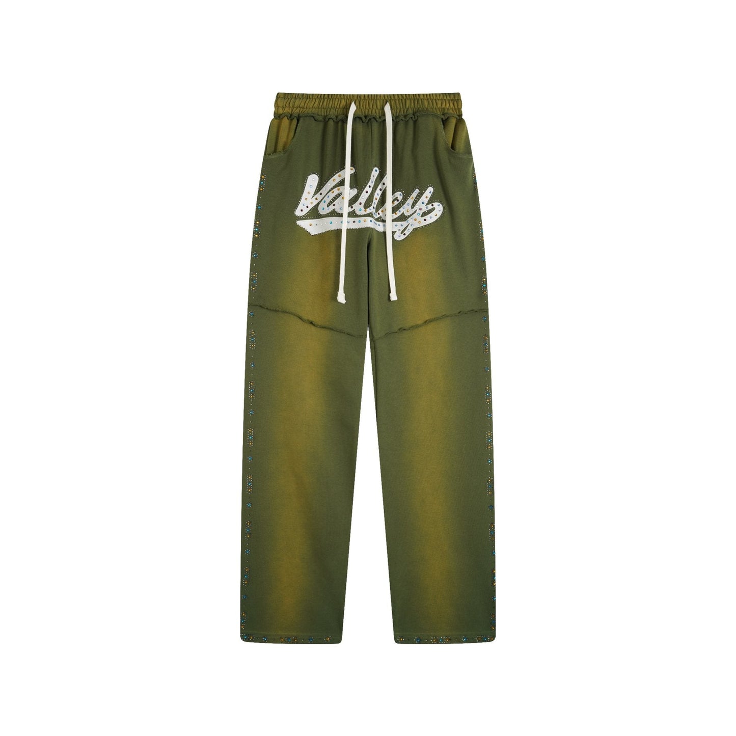Valley Rhinestone Graphic Sweatpants — front