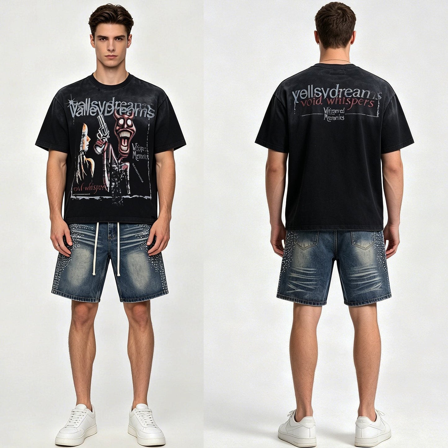 Valley Dreams Void Whispers Demon Graphic T-Shirt — context