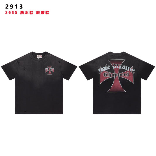 Valley Dreams Choppers Cross Graphic T-Shirt — hero