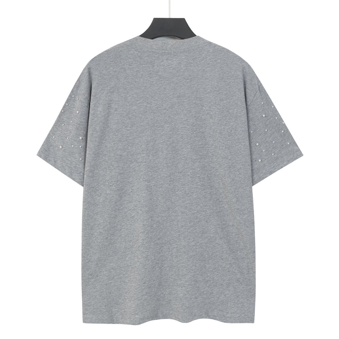 Godspeed Hooded Skull Graphic Studded-Sleeve T-Shirt — back