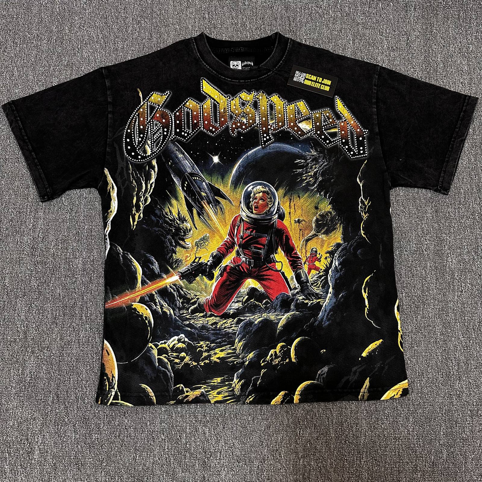 Godspeed Astronaut Graphic T-Shirt — hero