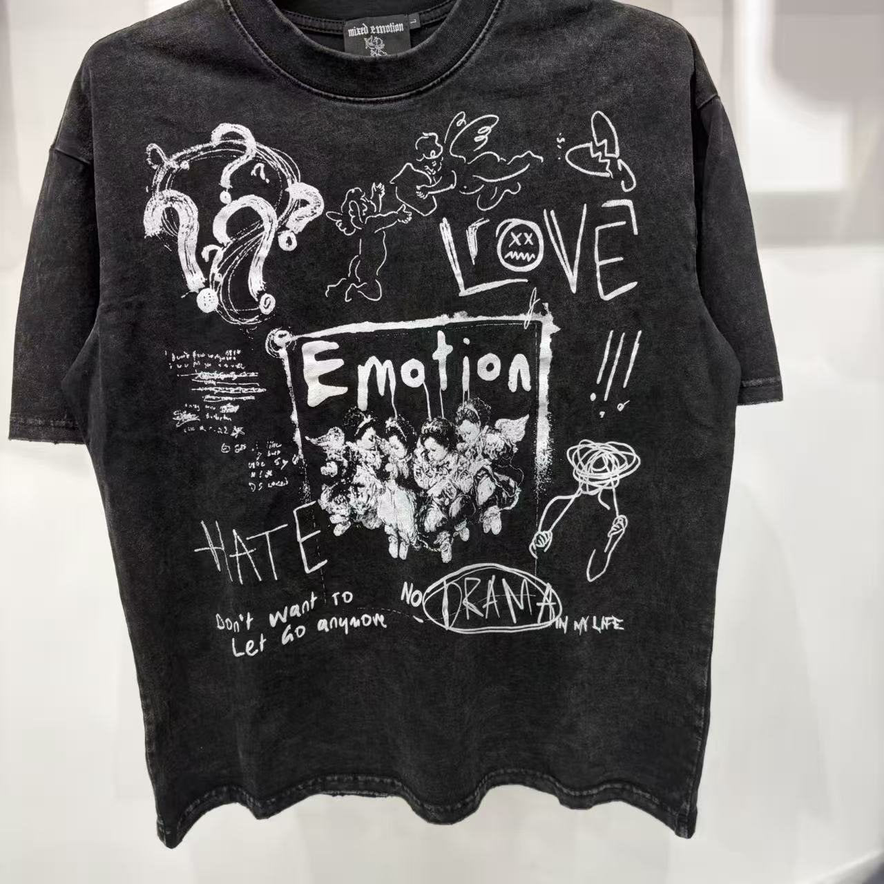 Mixed Emotion Love Hate Dream Graphic T-Shirt — hero