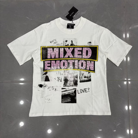 Mixed Emotion Short-Sleeve T-Shirt - White — hero