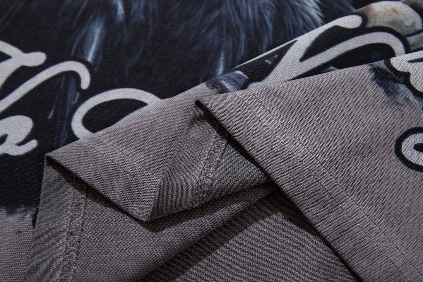 MAJESTIK Panther Skull Graphic T-Shirt — detail