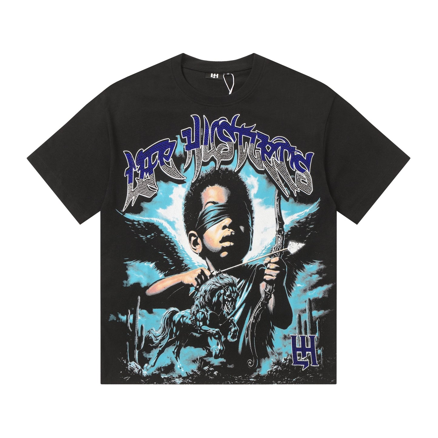 Life Hustlere Rhinestone Graphic T-Shirt — hero