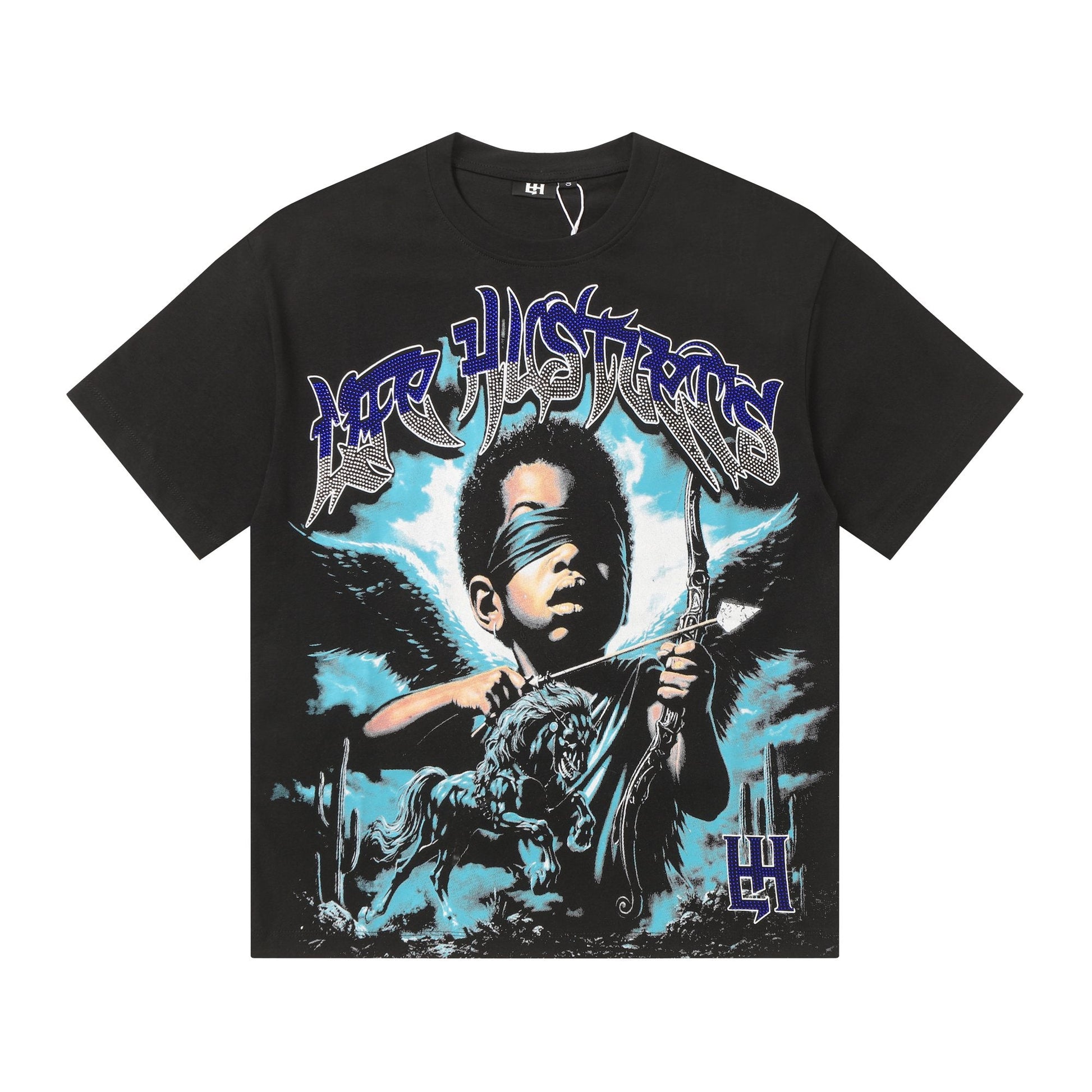 Life Hustlere Rhinestone Graphic T-Shirt — hero