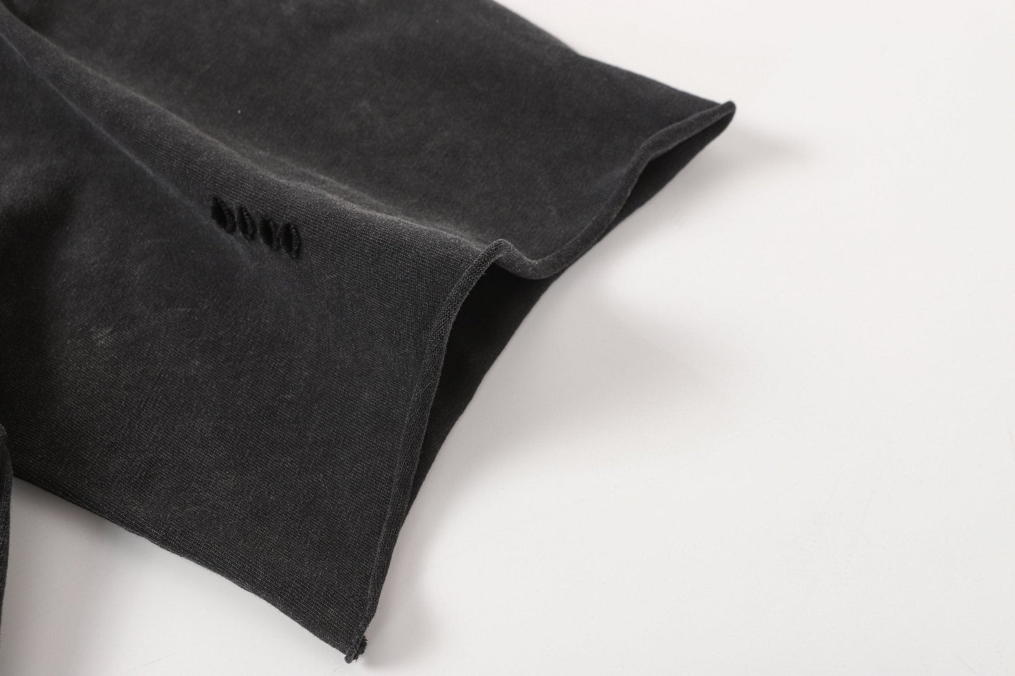 SAINT Racing Graphic Short-Sleeve T-Shirt in Black — fabric_closeup
