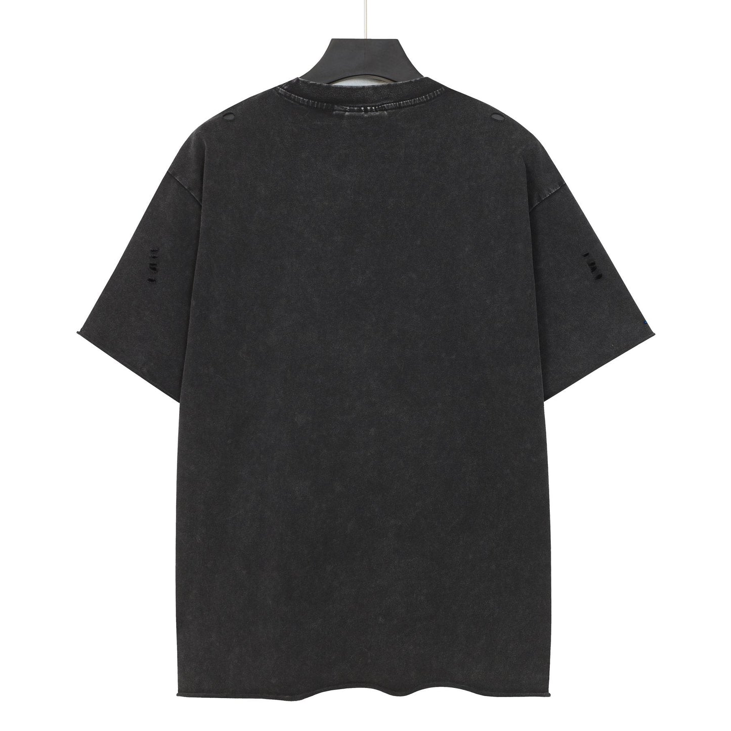 SAINT Jesus Graphic Washed Black T-Shirt — back