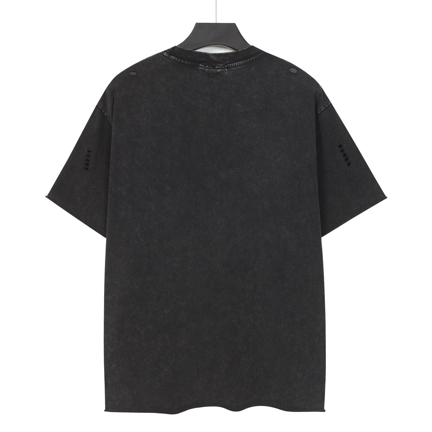 SAINT Angel Graphic Washed Black T-Shirt — back