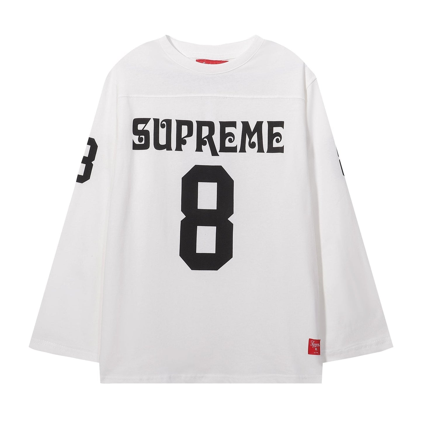 Supreme AFFILI8ED 8 Graphic Long-Sleeve T-Shirt — front