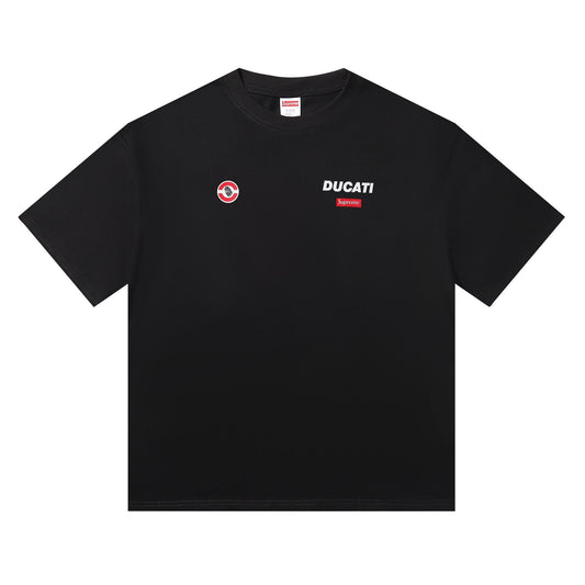 Supreme Ducati Sponsor Graphic Short-Sleeve T-Shirt — hero