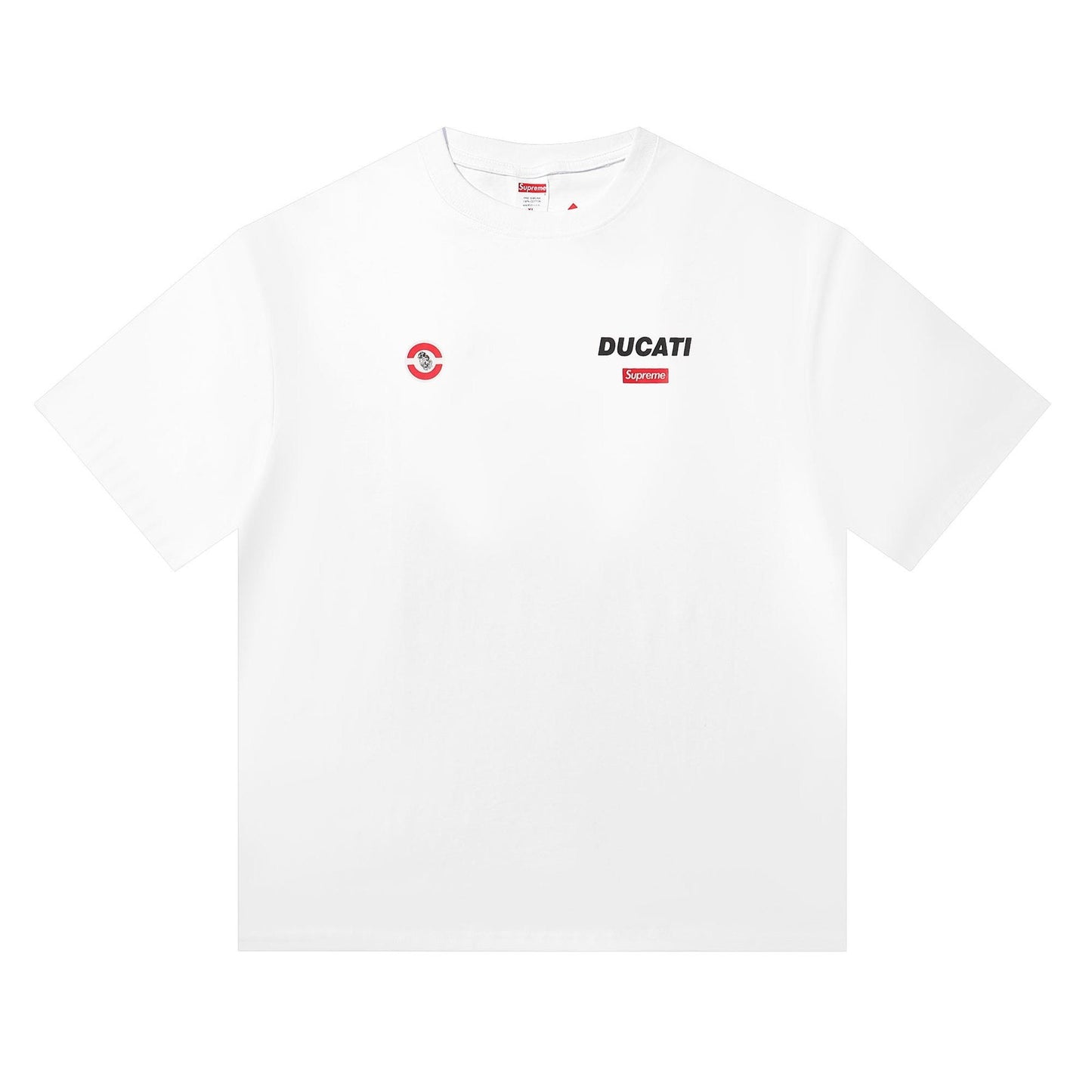 Supreme Ducati Sponsor Graphic Short-Sleeve T-Shirt — front