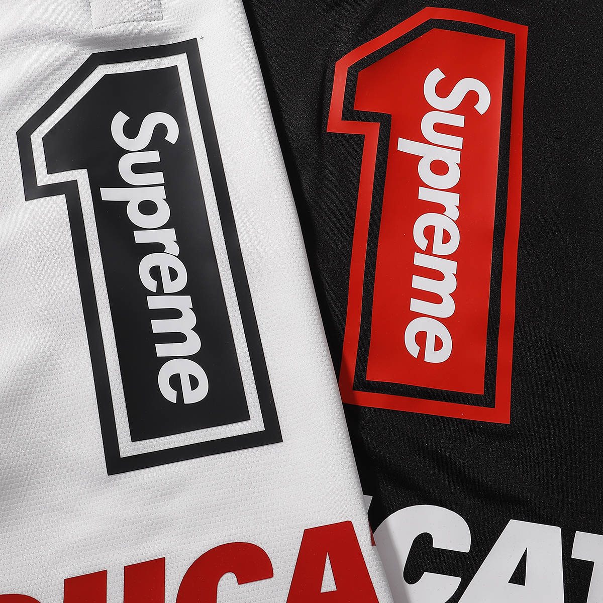 Supreme Ducati Racing Graphic Raglan T-Shirt — detail
