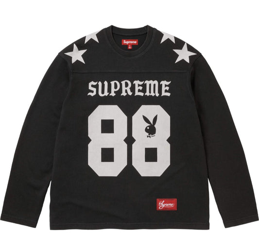 Supreme 88 Star Shoulder Long-Sleeve T-Shirt — front
