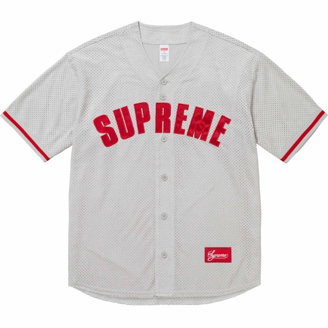 Supreme Mesh Baseball Jersey T-Shirt — hero