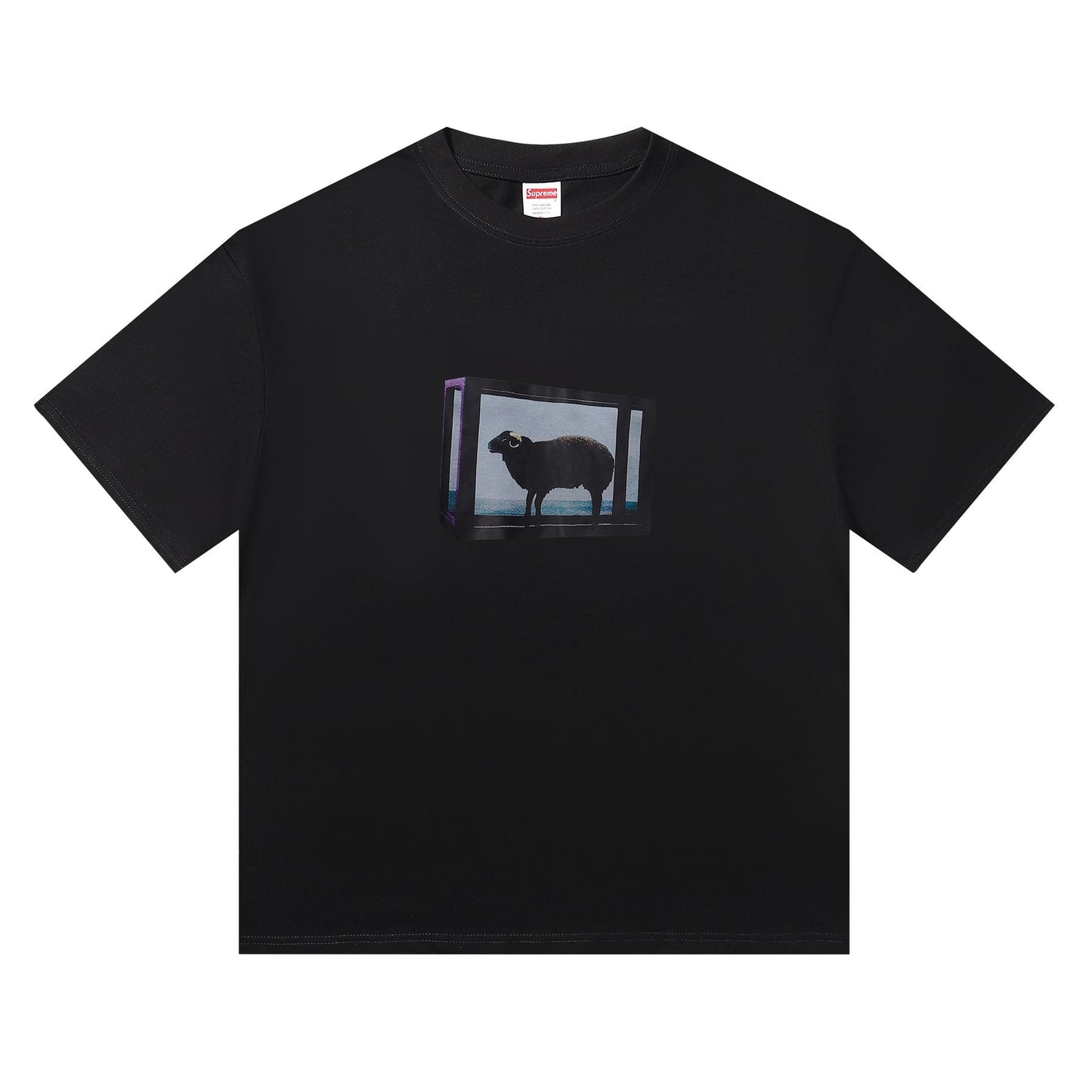 Supreme Sheep Graphic Short-Sleeve T-Shirt — front