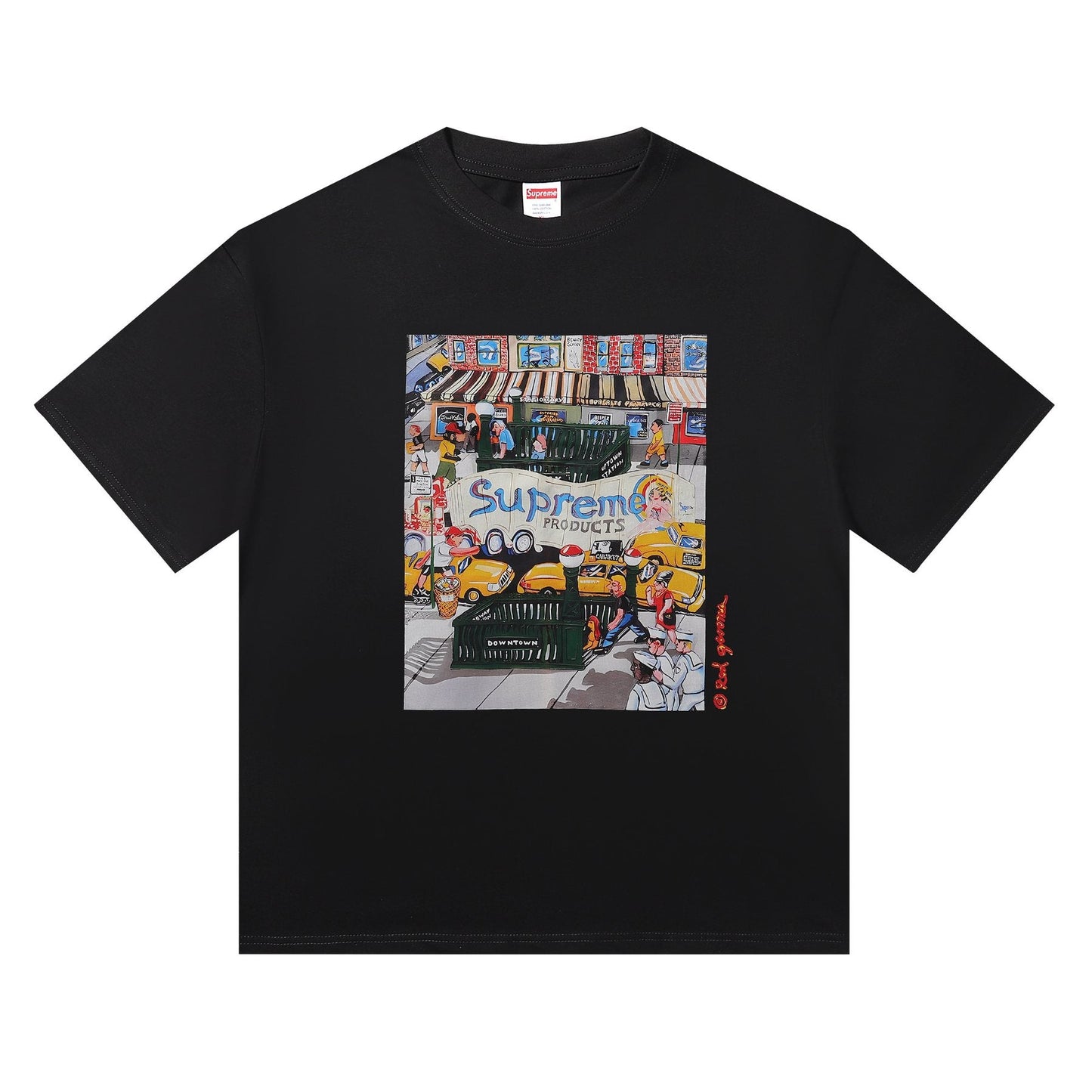 Supreme Manhattan City Graphic T-Shirt — front