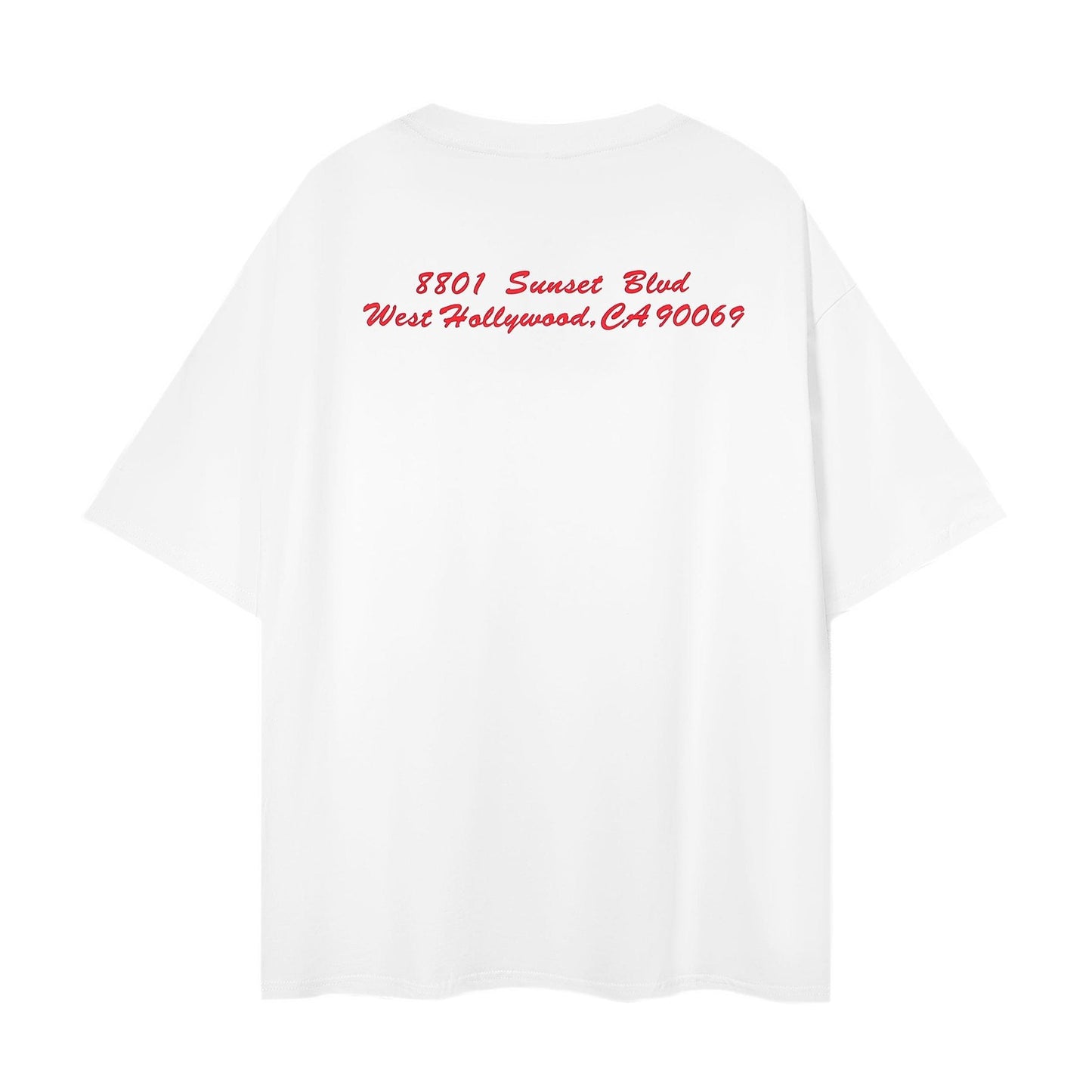 Supreme Address Back Graphic T-Shirt — back