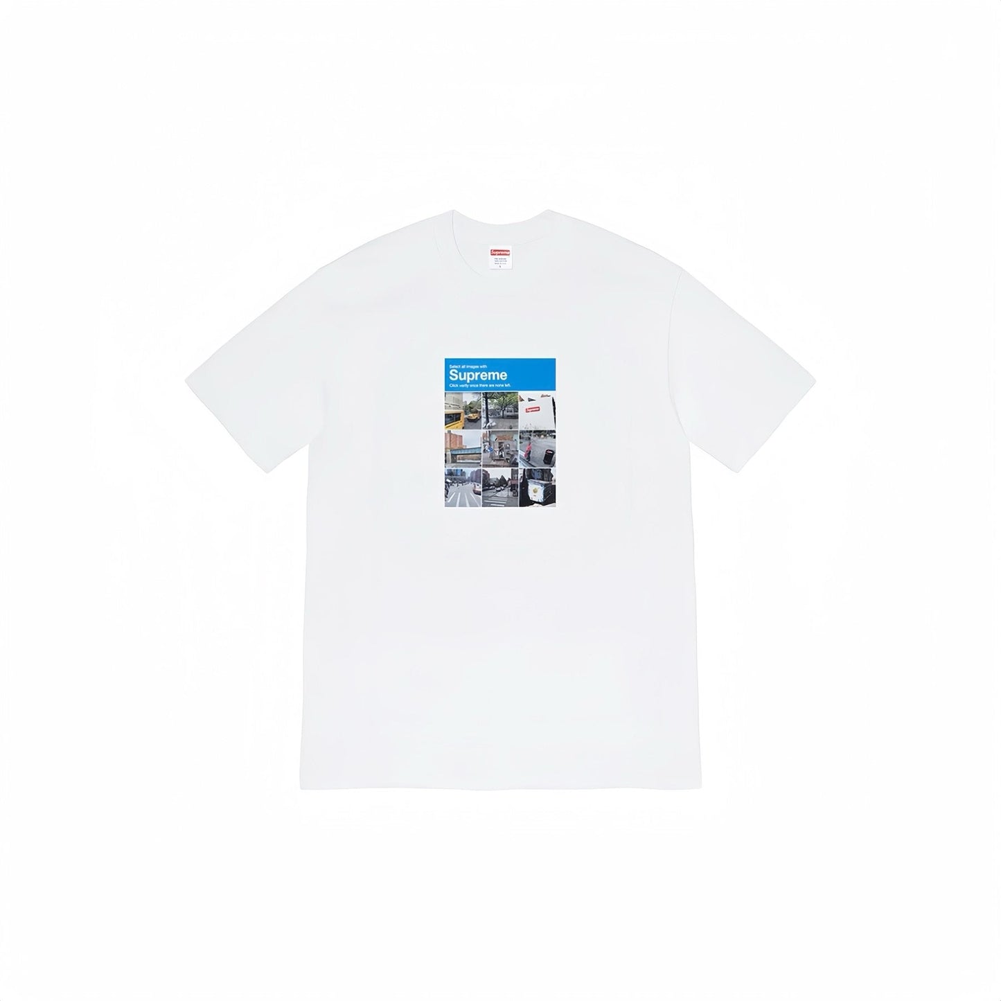 Supreme Verify Graphic T-Shirt — front