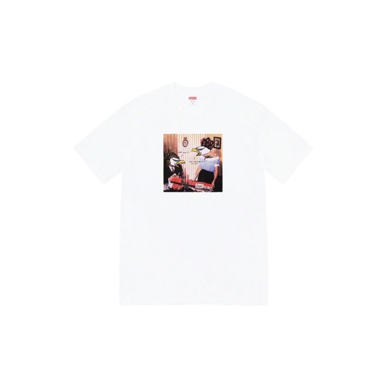 Supreme Curbs Cartoon Graphic T-Shirt — front
