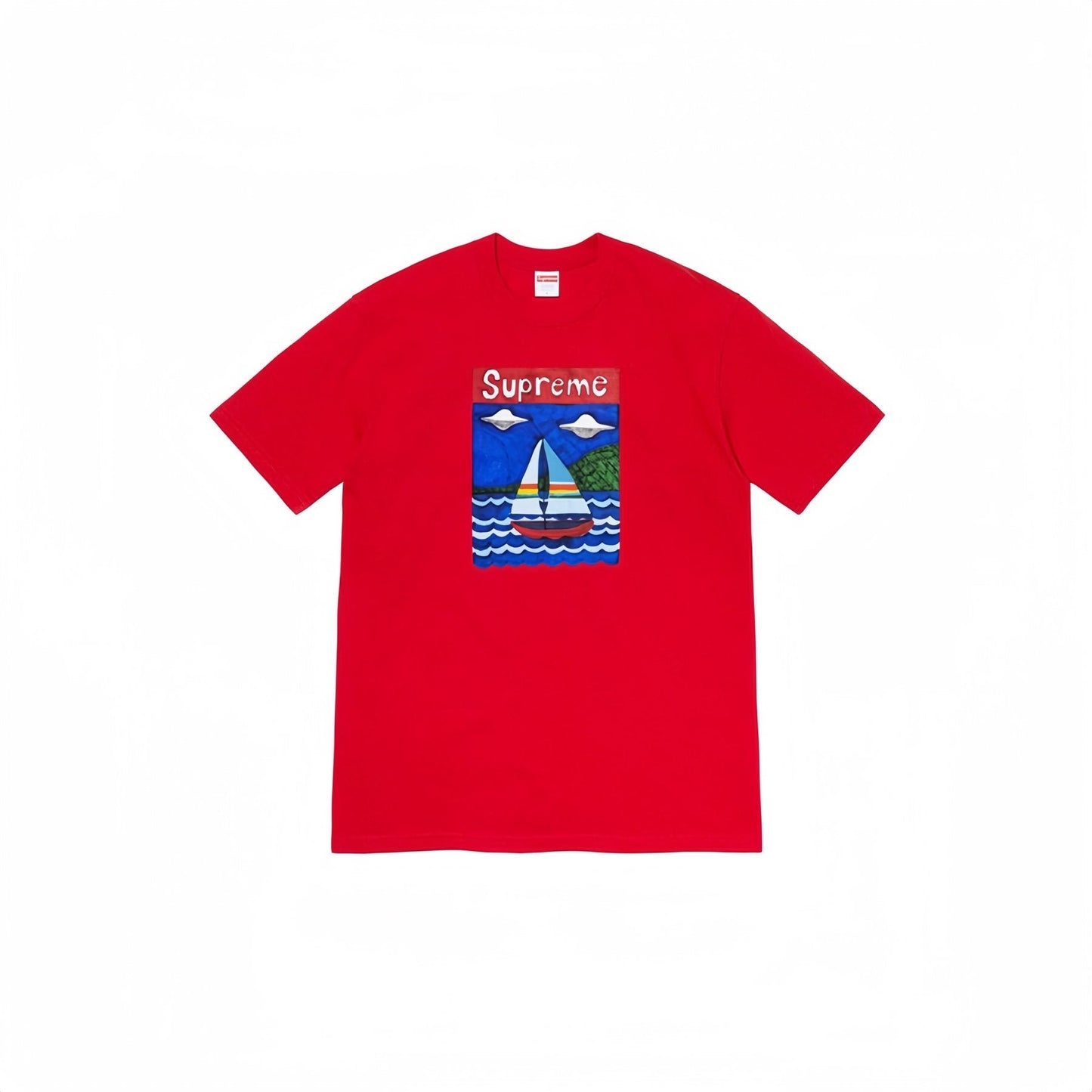 Supreme Sailboat Graphic T-Shirt — front
