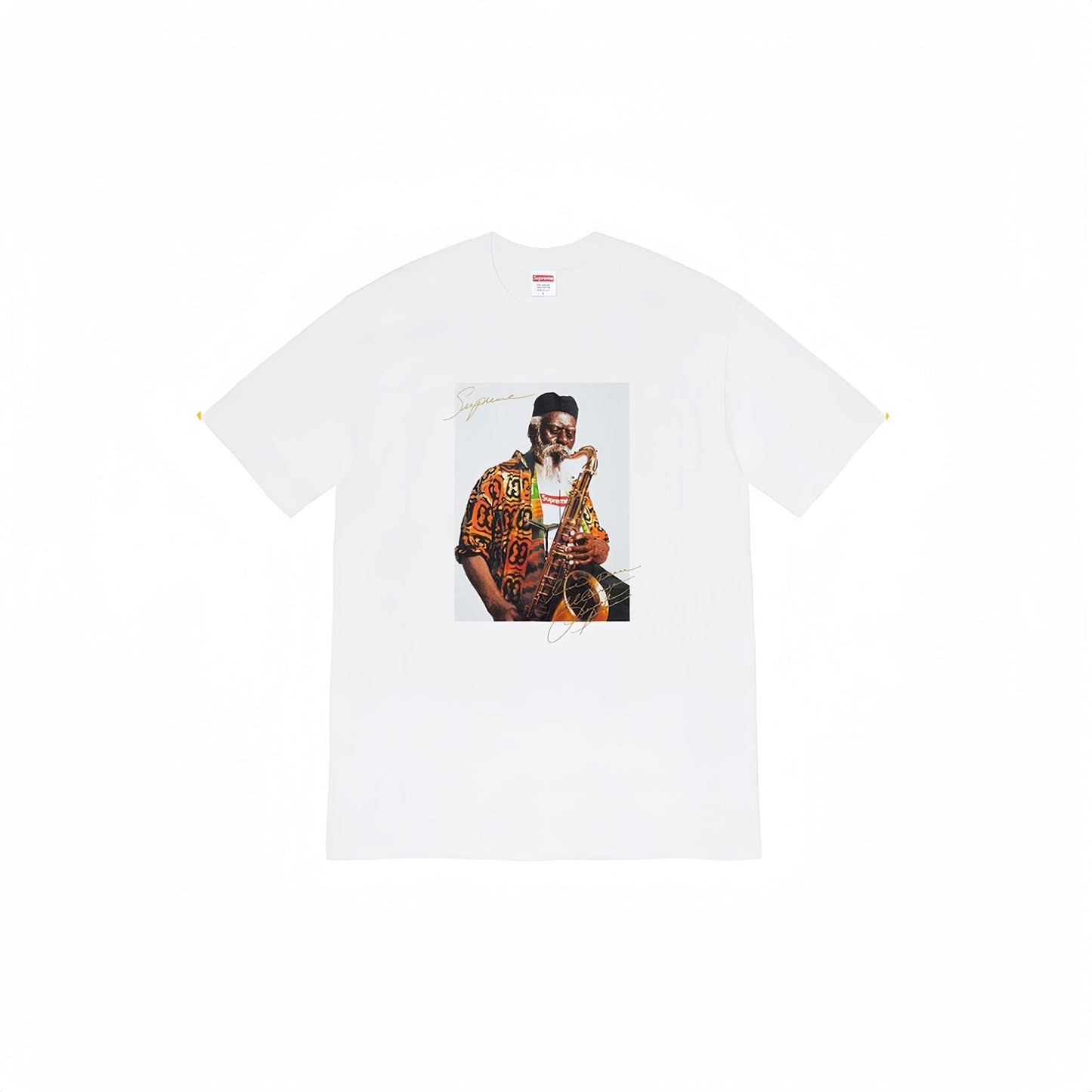 Supreme Pharoah Sanders Saxophone Graphic T-Shirt — front