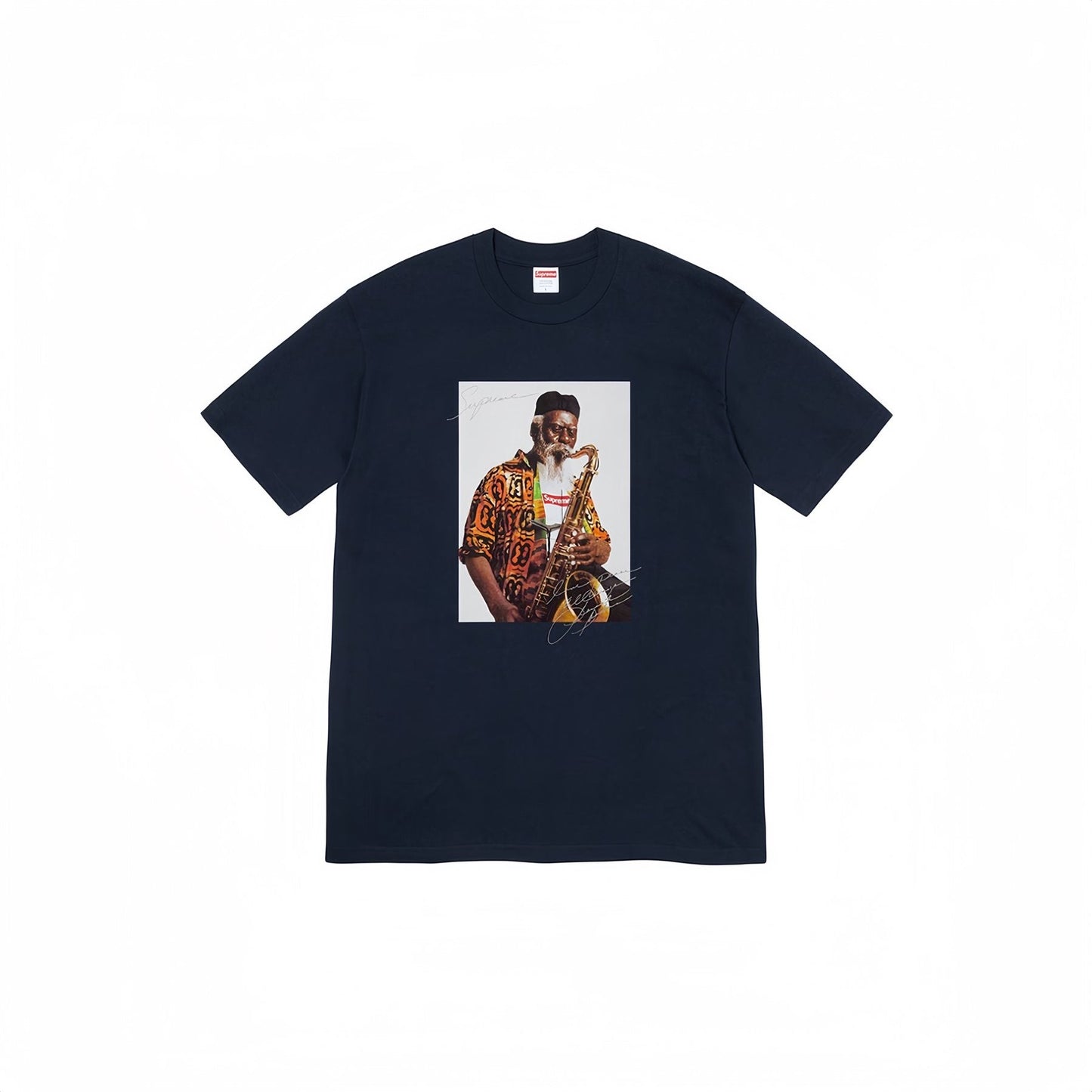 Supreme Pharoah Sanders Saxophone Graphic T-Shirt — front