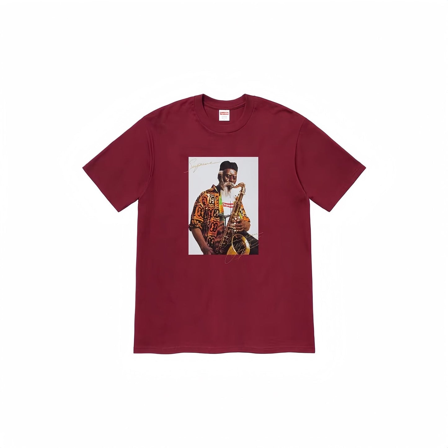 Supreme Pharoah Sanders Saxophone Graphic T-Shirt — front
