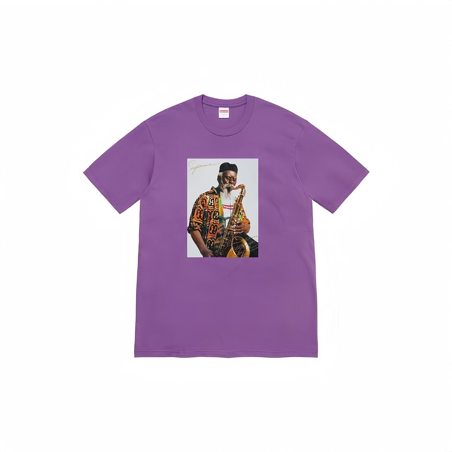 Supreme Pharoah Sanders Saxophone Graphic T-Shirt — front
