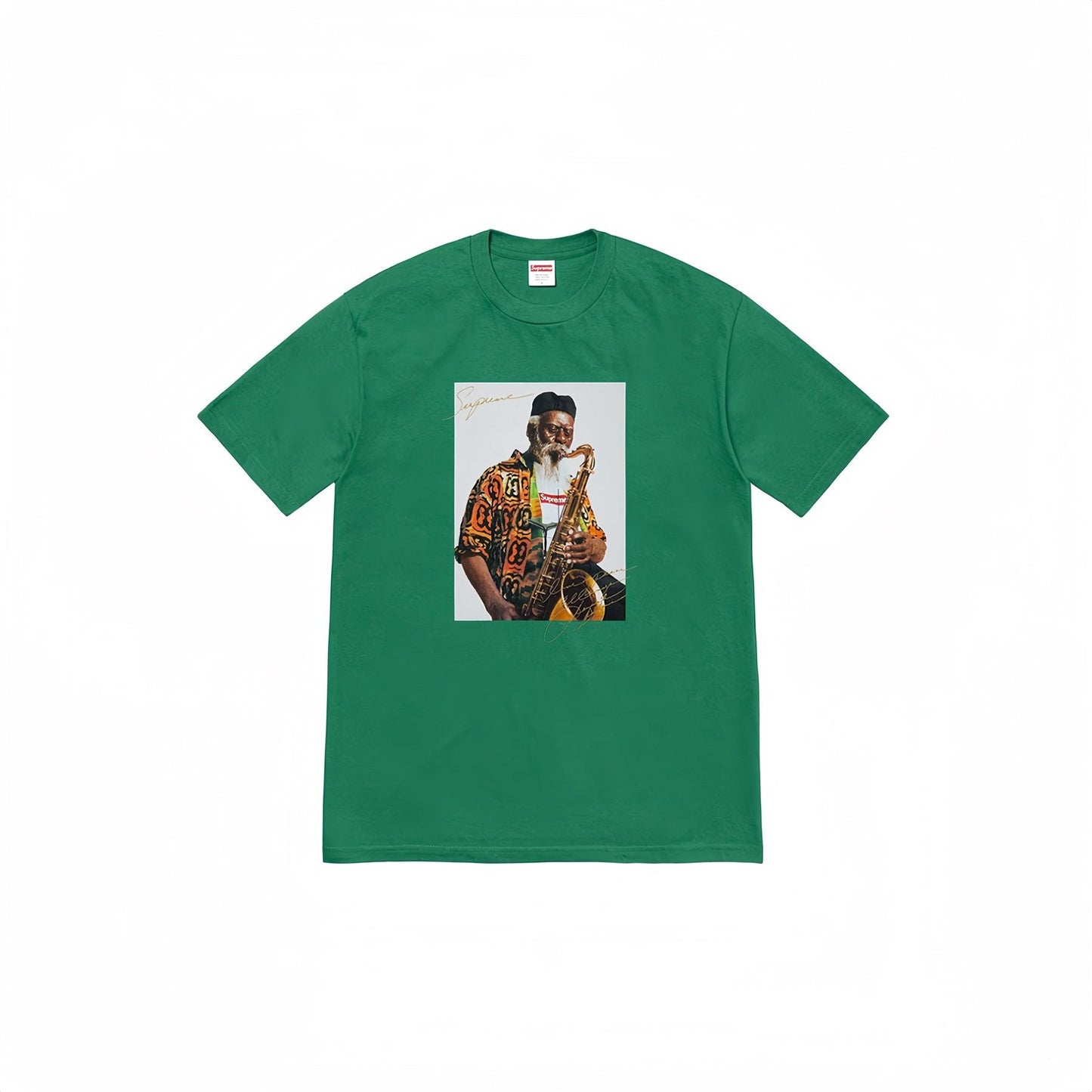 Supreme Pharoah Sanders Saxophone Graphic T-Shirt — front