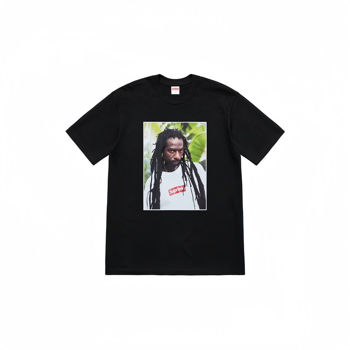 Supreme Buju Banton Portrait Graphic T-Shirt — hero