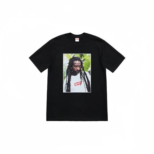 Supreme Buju Banton Portrait Graphic T-Shirt — hero