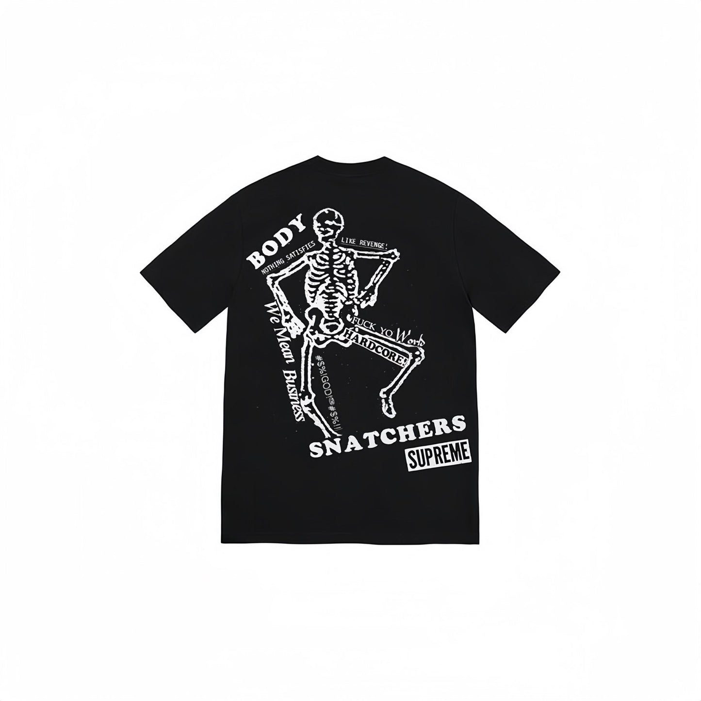 Supreme Body Snatchers Skeleton Graphic T-Shirt — back