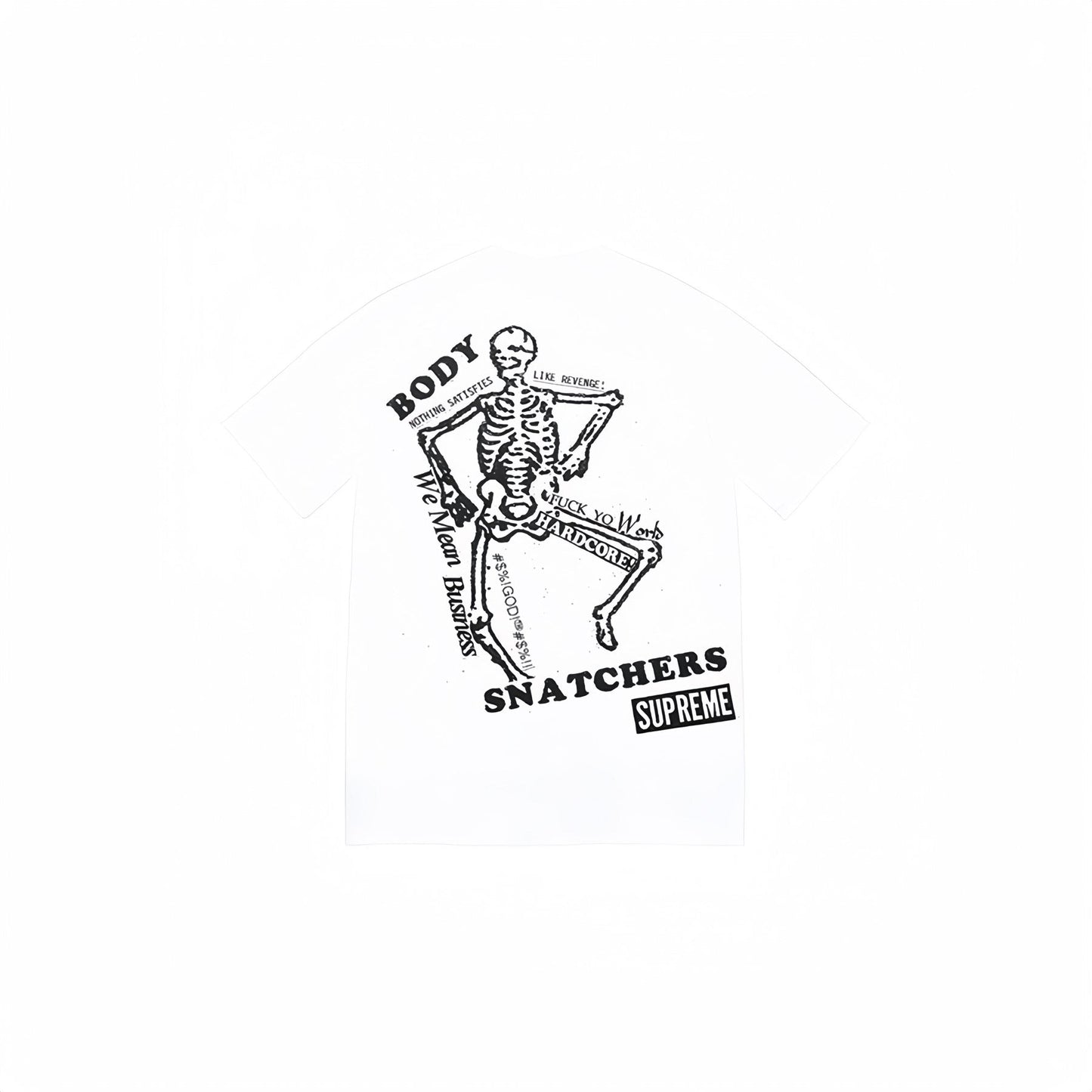 Supreme Body Snatchers Skeleton Graphic T-Shirt — back
