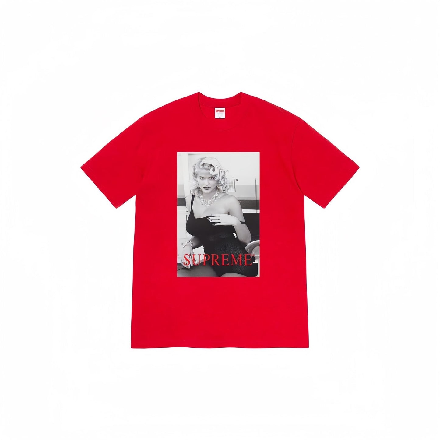 Supreme Anna Nicole Smith Portrait Graphic T-Shirt — front