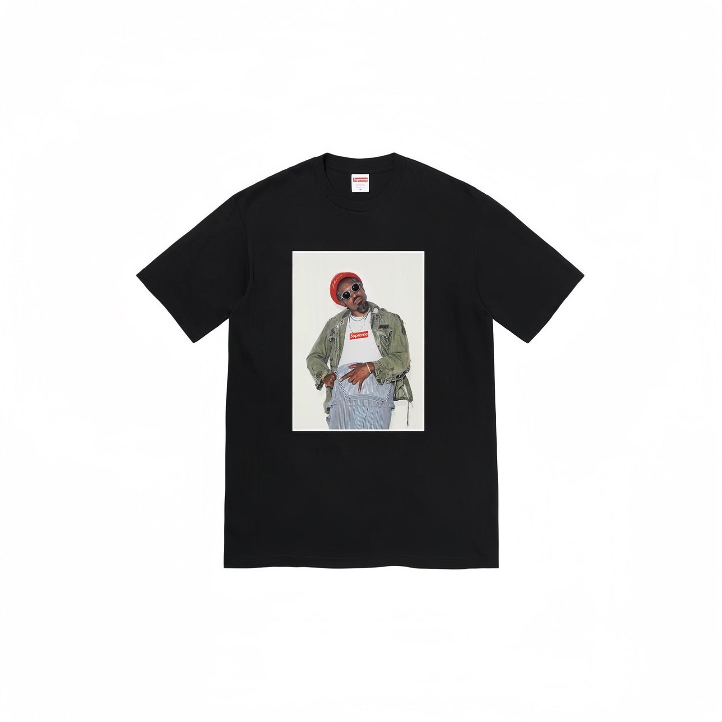 Supreme André 3000 Portrait Graphic T-Shirt — hero