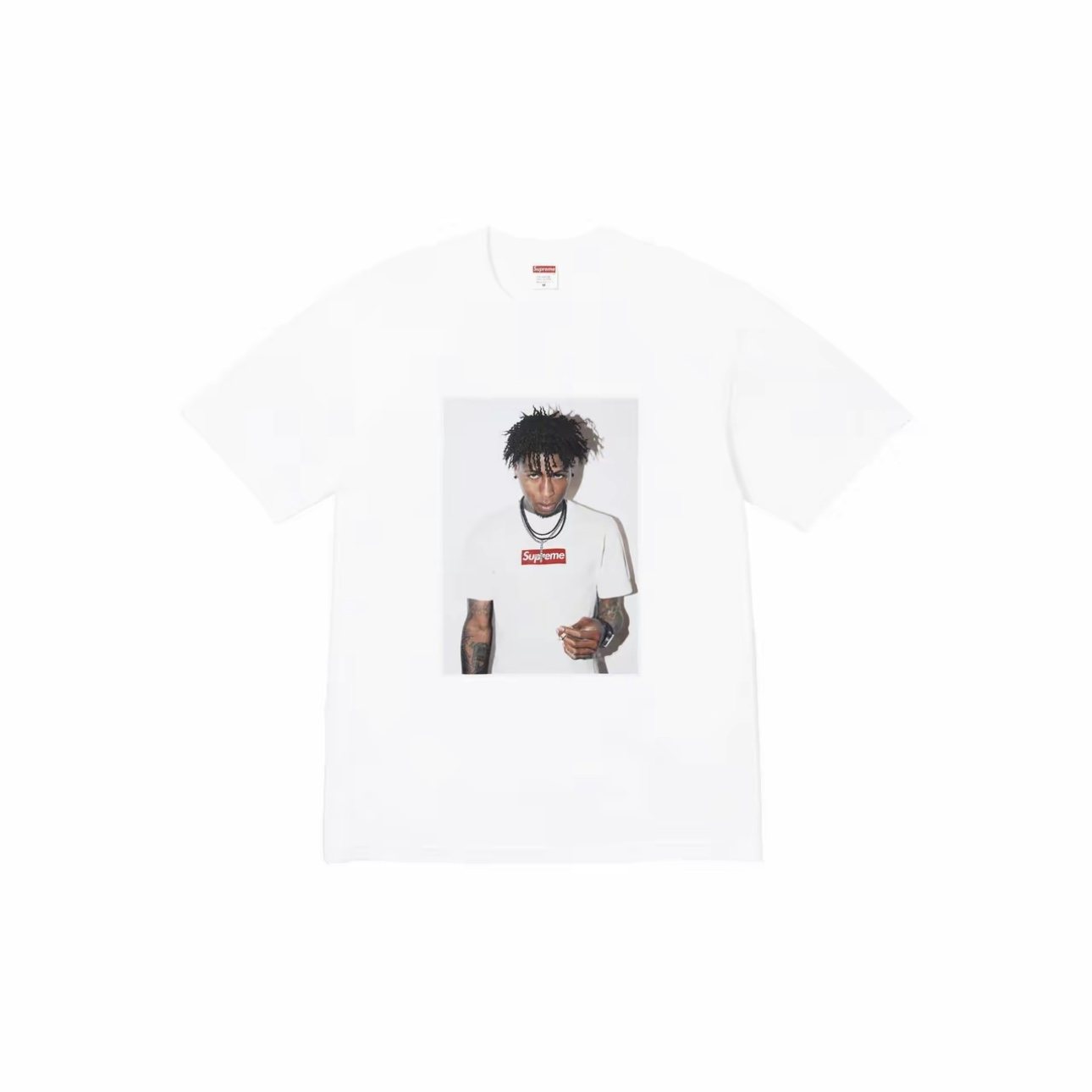 Supreme NBA YoungBoy Portrait Graphic T-Shirt — front