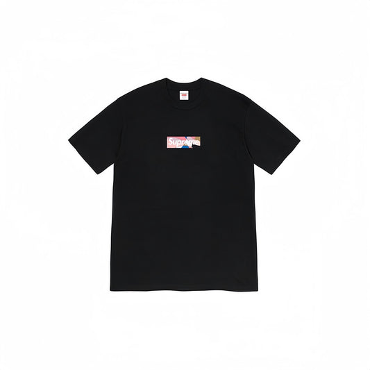 Supreme Pink Multicolor Box-Logo T-Shirt — hero