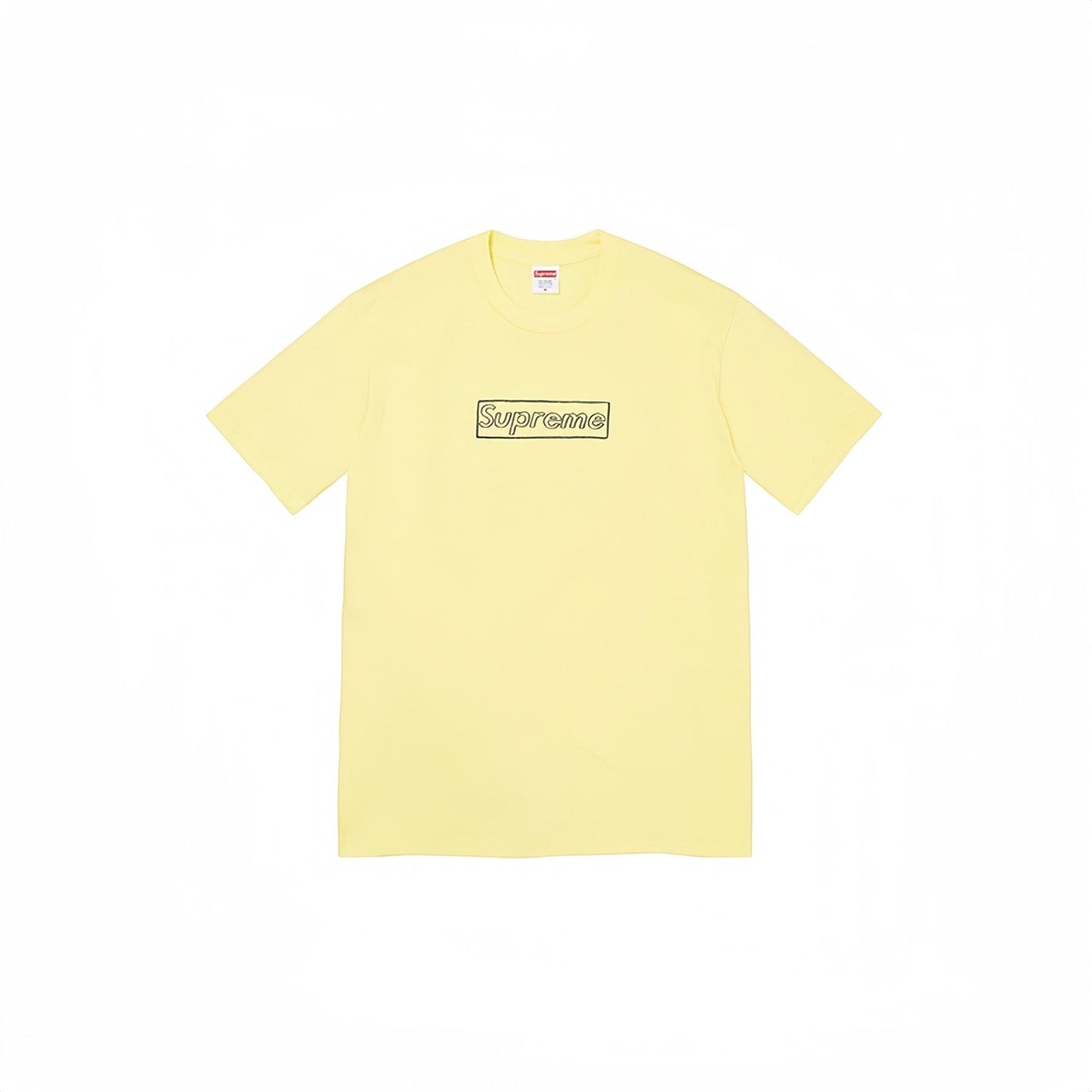 Supreme Chalk Logo Graphic T-Shirt — front