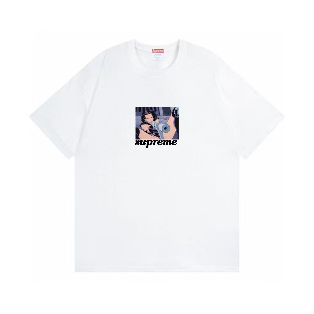 Supreme Aeon Flux Gun Graphic T-Shirt — front