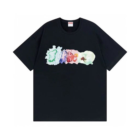 Supreme Watercolor Logo Graphic T-Shirt — hero